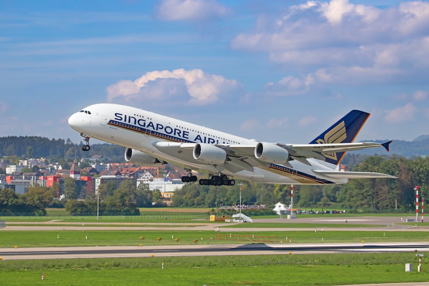  Singapore Airlines A380 a ZRH