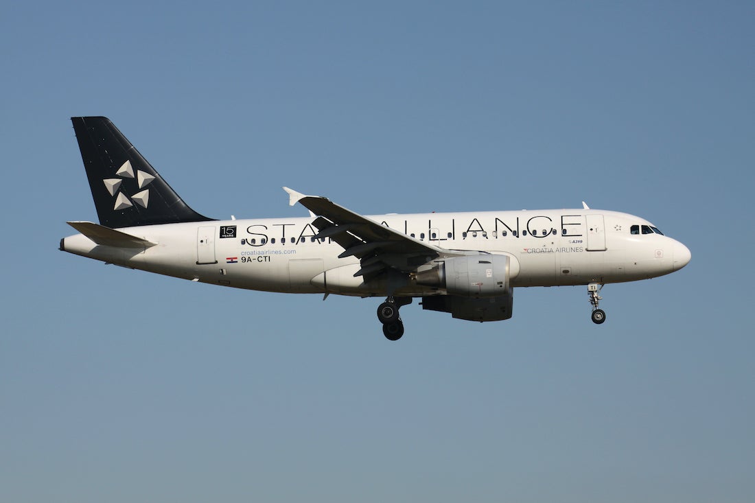 croatia airlines star alliance livery
