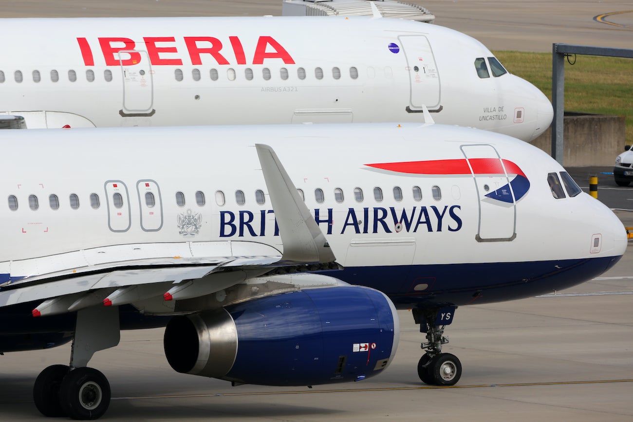 British Airways and Iberia Planes at LHR