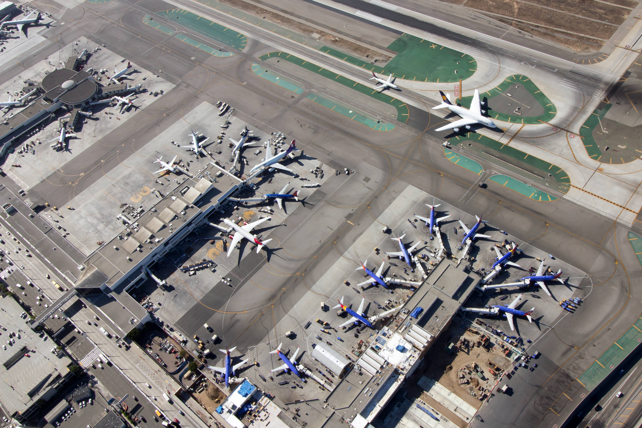 An overview of Los Angeles international airport