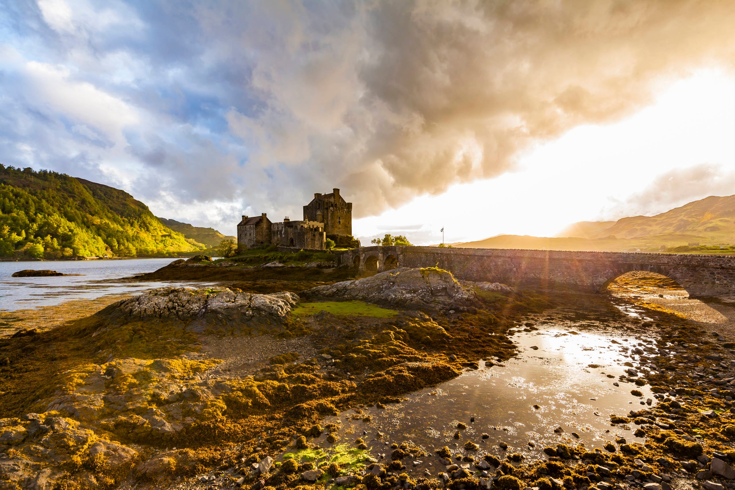 United Kingdom, Scotland, Loch Duich, Eilean Donan Castle