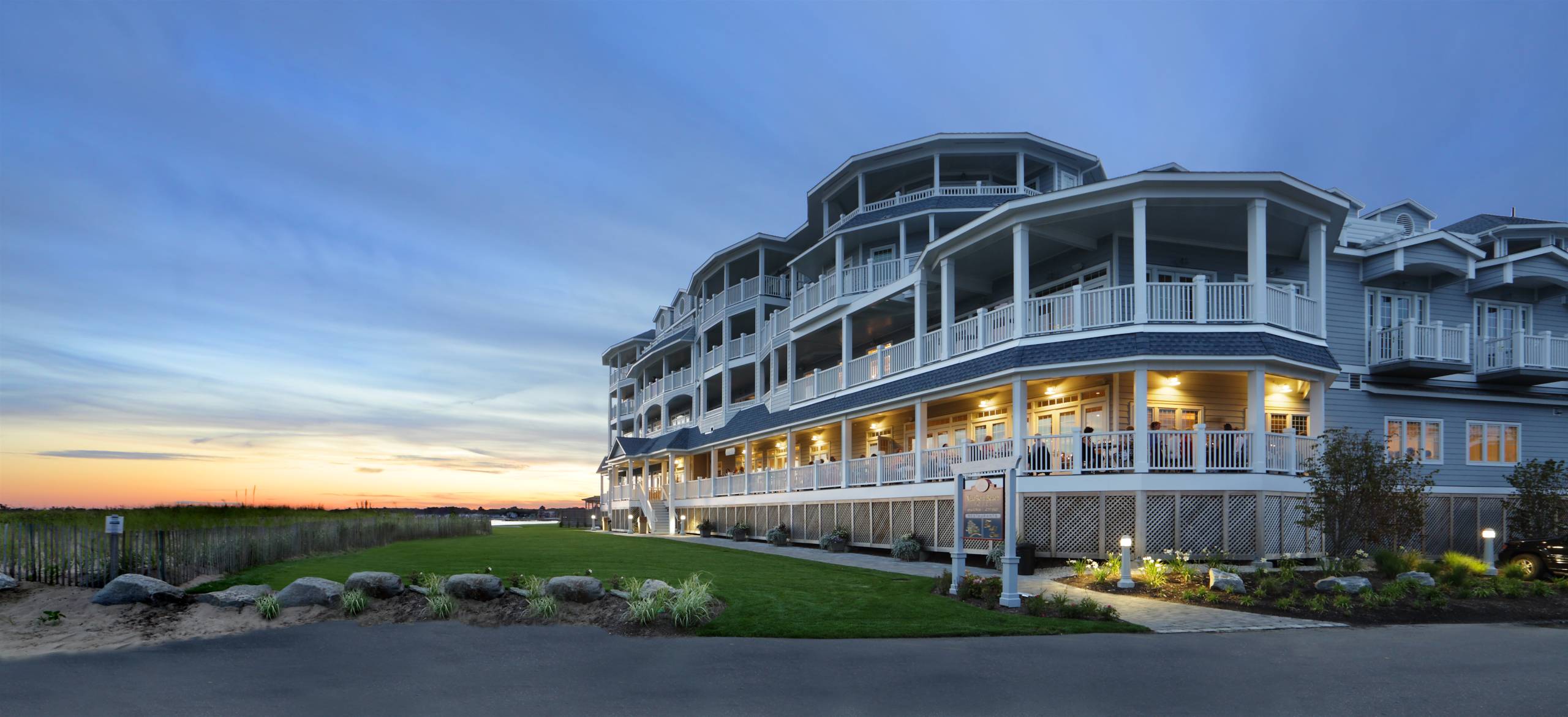 The exterior of the Madison Beach Hotel, a Curio Collection property in Connecticut
