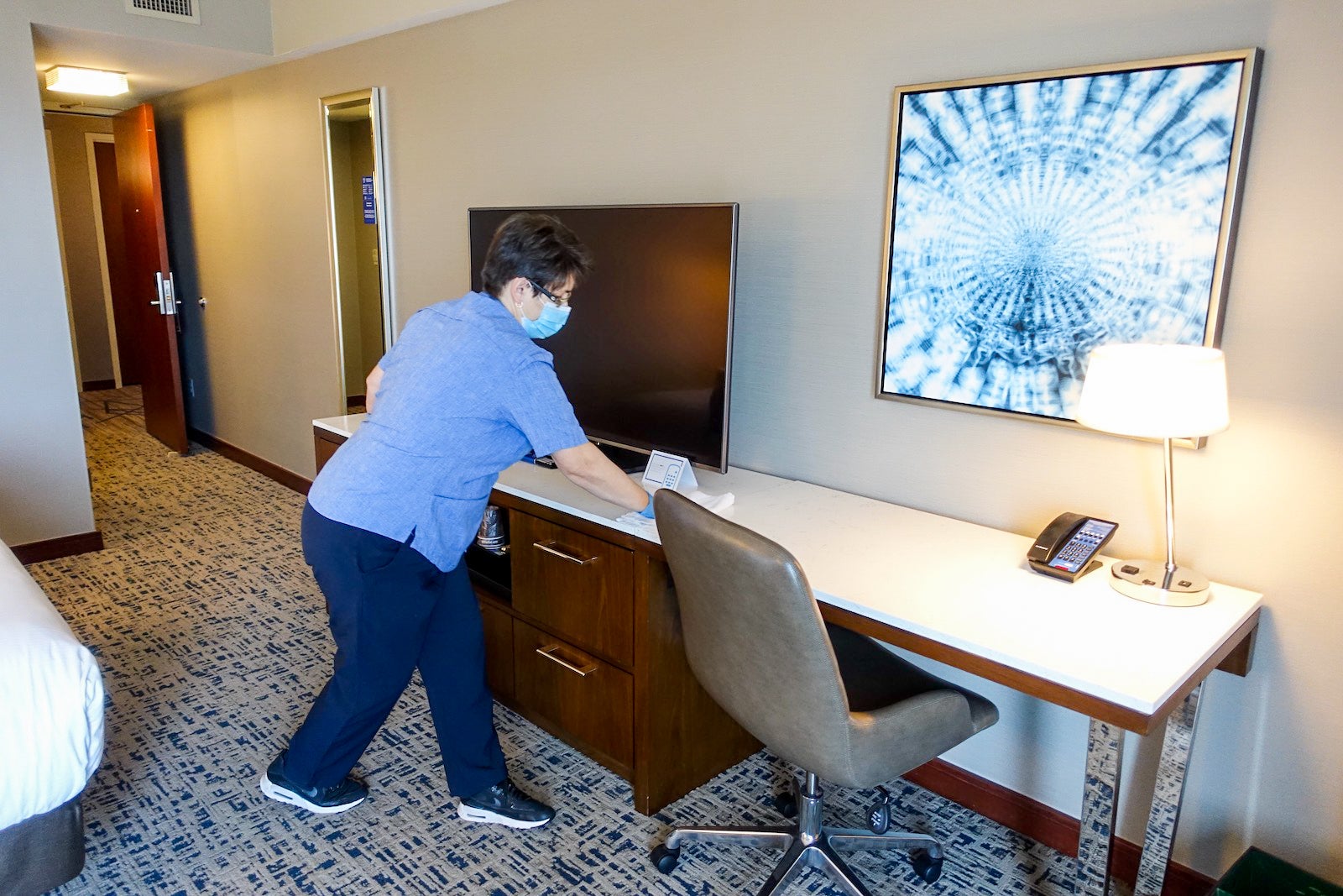An inside look at how Hilton is cleaning hotel rooms between guests