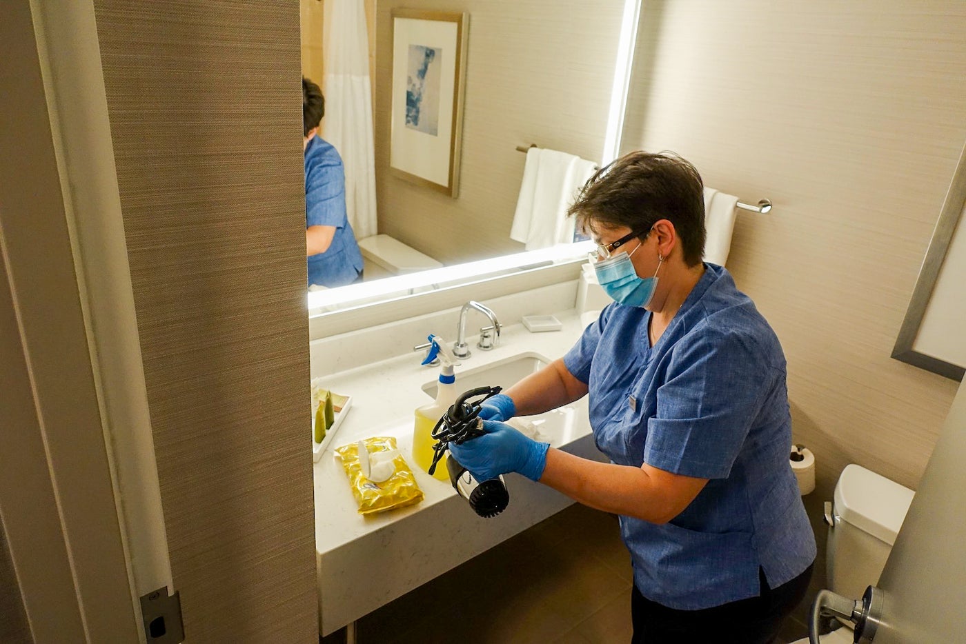 An inside look at how Hilton is cleaning hotel rooms between guests