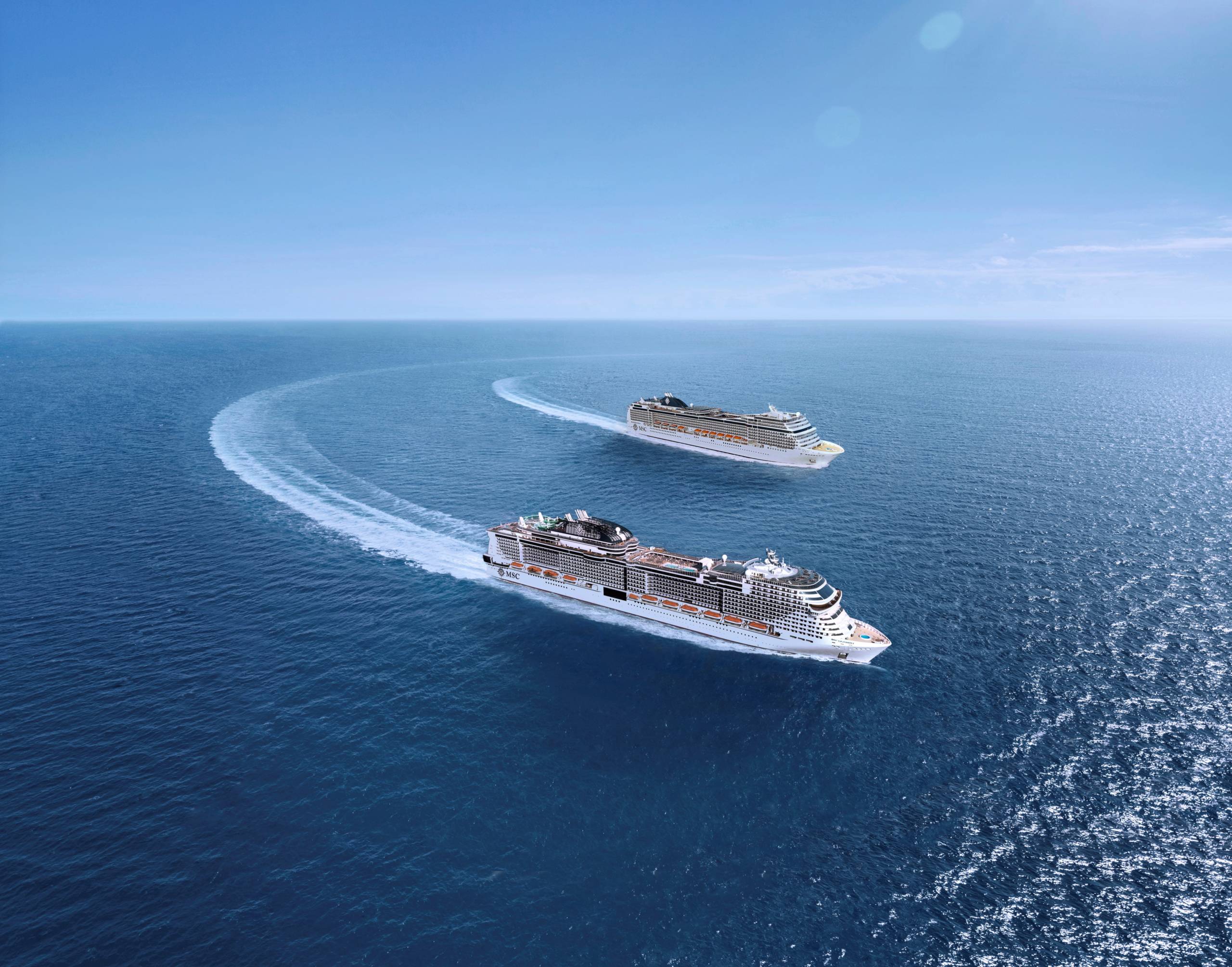 MSC Bellissima and MSC Magnifica