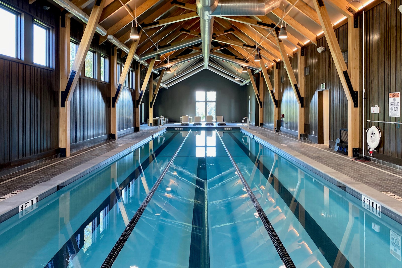 Photo of an inside pool at Miraval Berkshires.