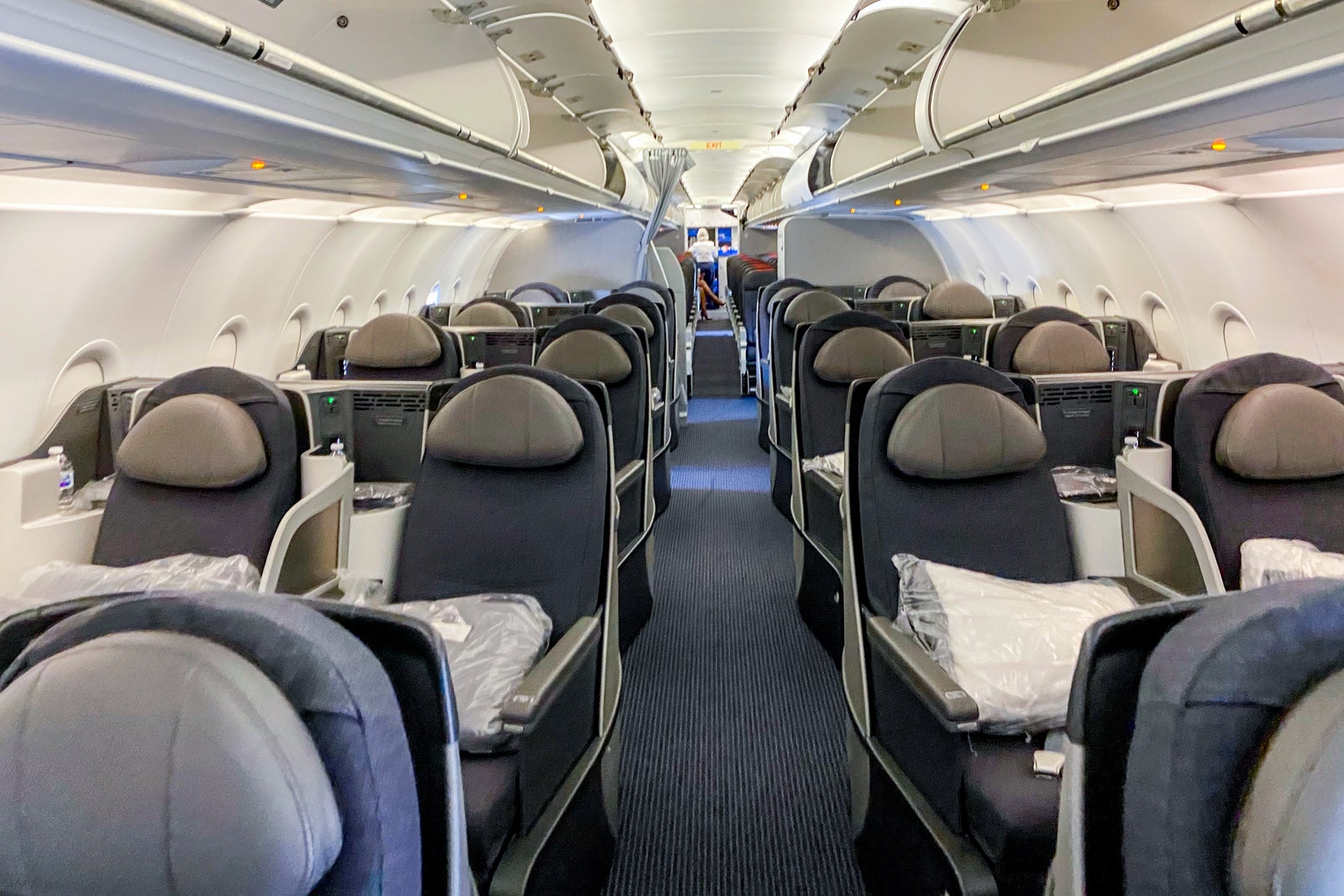 American Airlines A321T Business Class Cabin