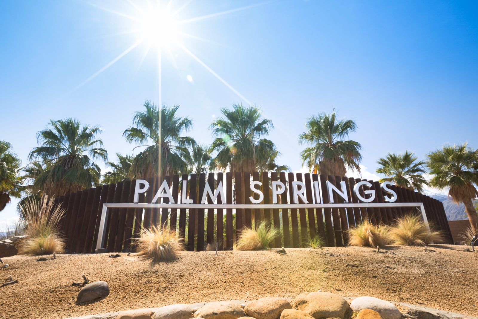 Palm Springs welcome sign