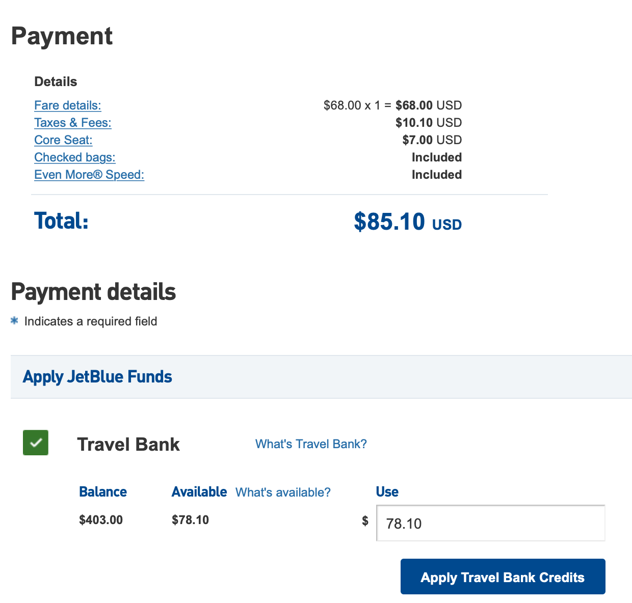 Not As Simple As It Seems How To Use The JetBlue Travel Bank   Redeeming JetBlue Travel Bank Funds 1 