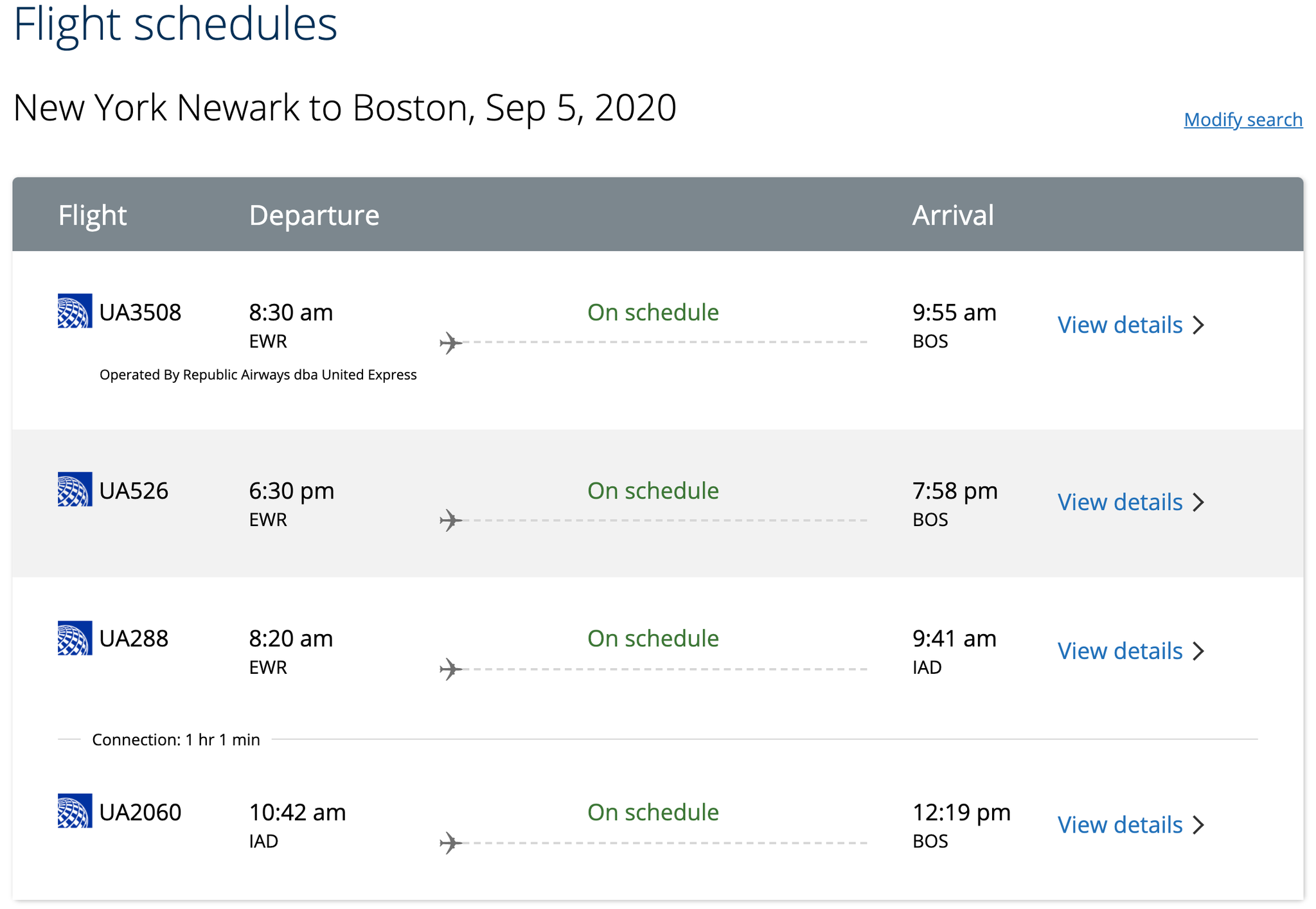 united schedule change travel agent