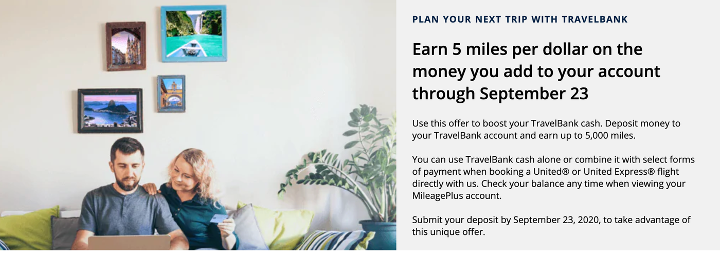 Buying United TravelBank credit to earn bonus miles