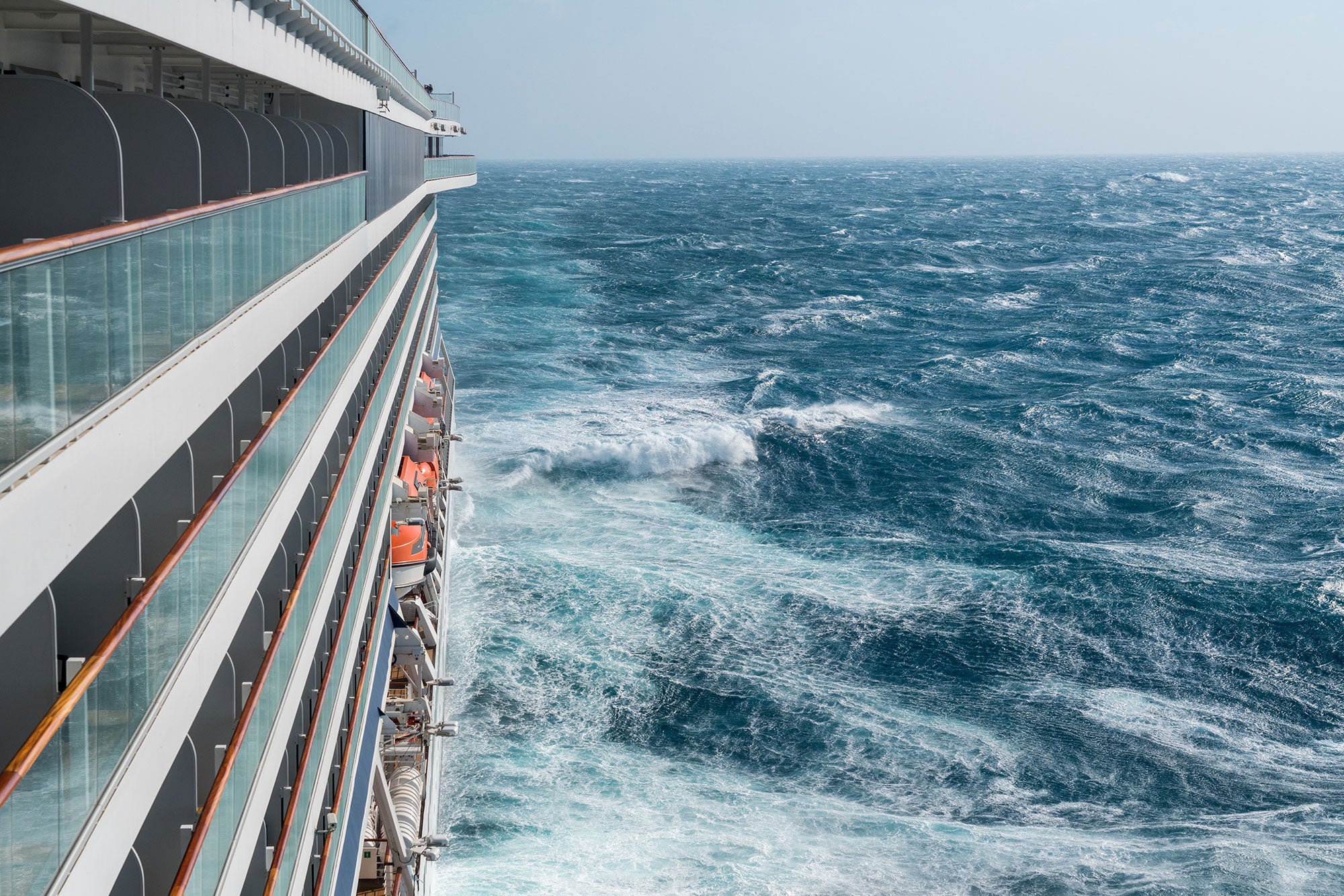 Bonus vacation or choppy nightmare? Here's what it's like on a cruise ship stuck at sea during a hurricane