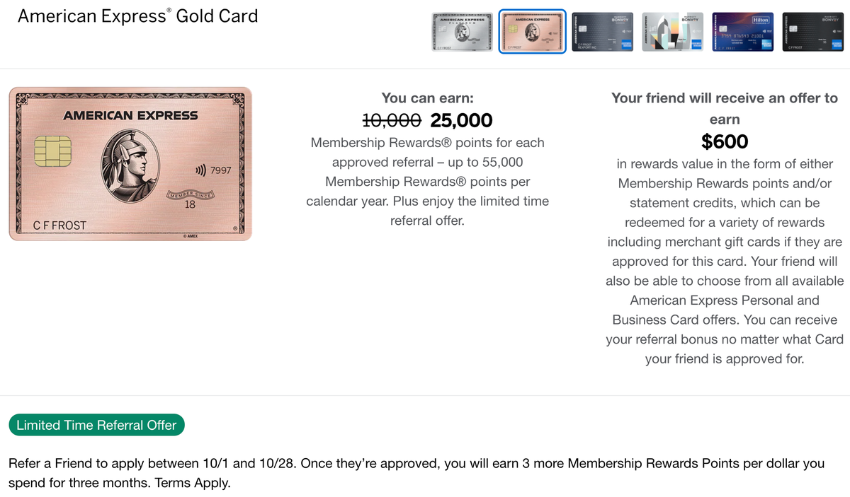 Last chance Check to see how many Amex points you can earn for