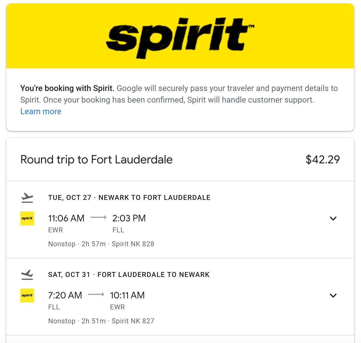 spirit airlines checked bag