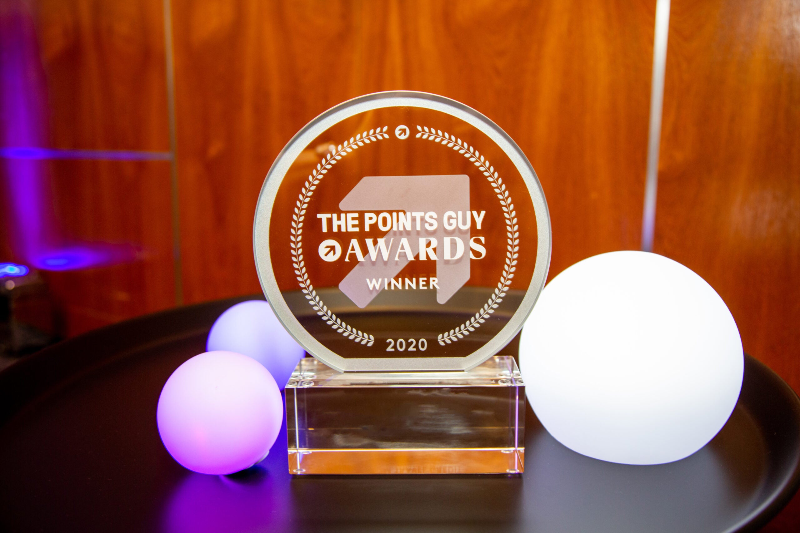 A picture of the 2020 TPG Awards trophy