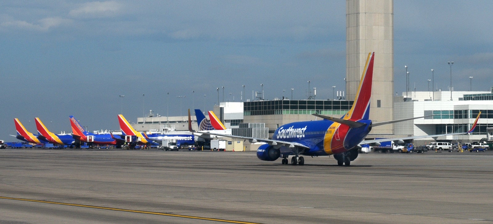 Denver International Airport scenes