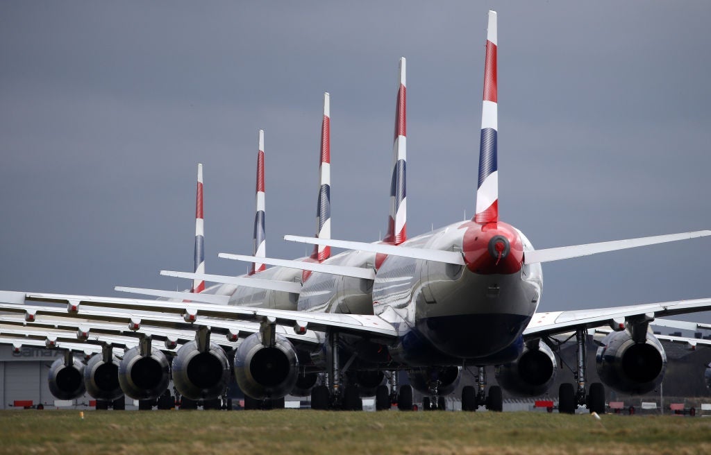Where is the airline putting aircraft that grounded?