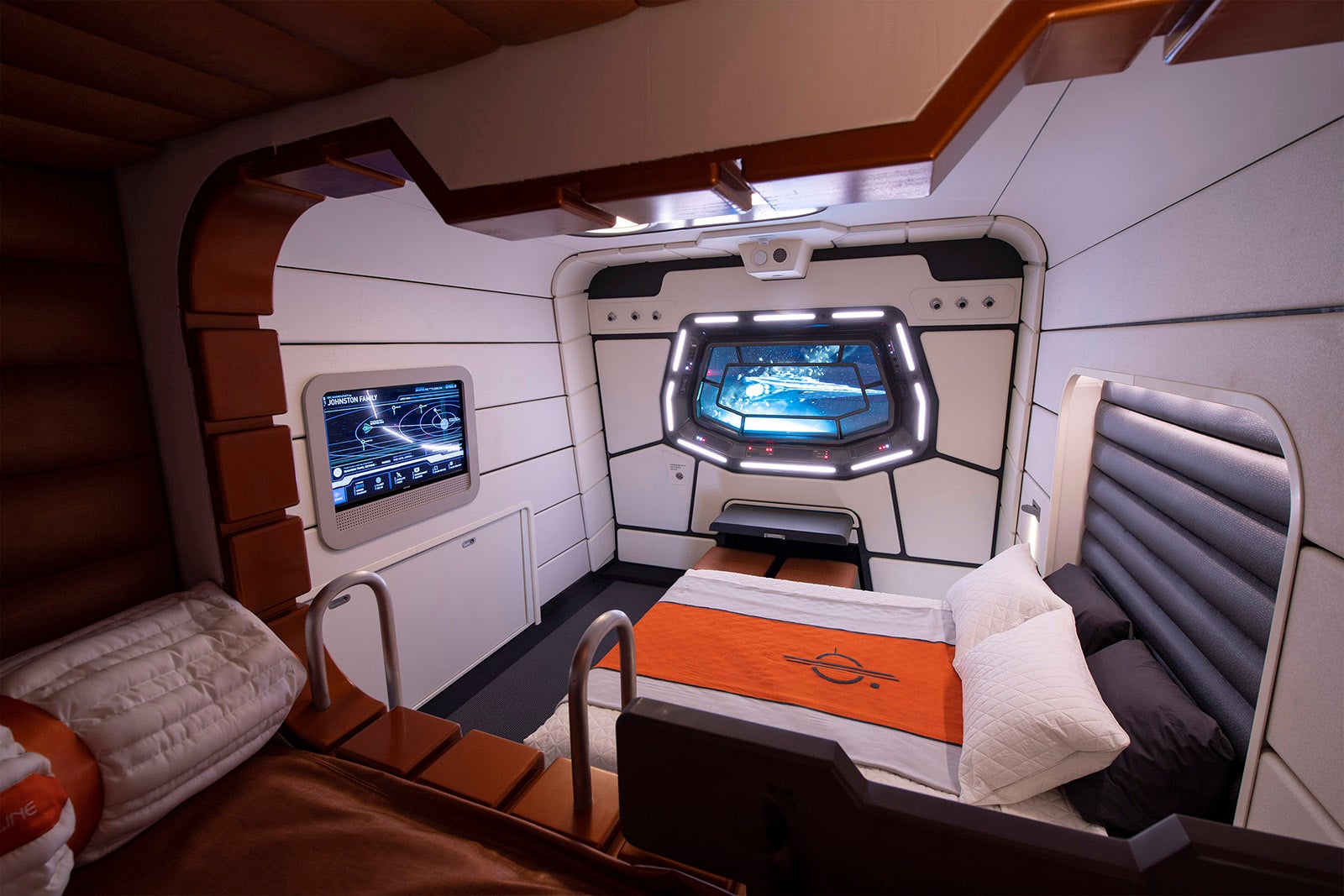 Mock-Up Cabin for Star Wars: Galactic Starcruiser