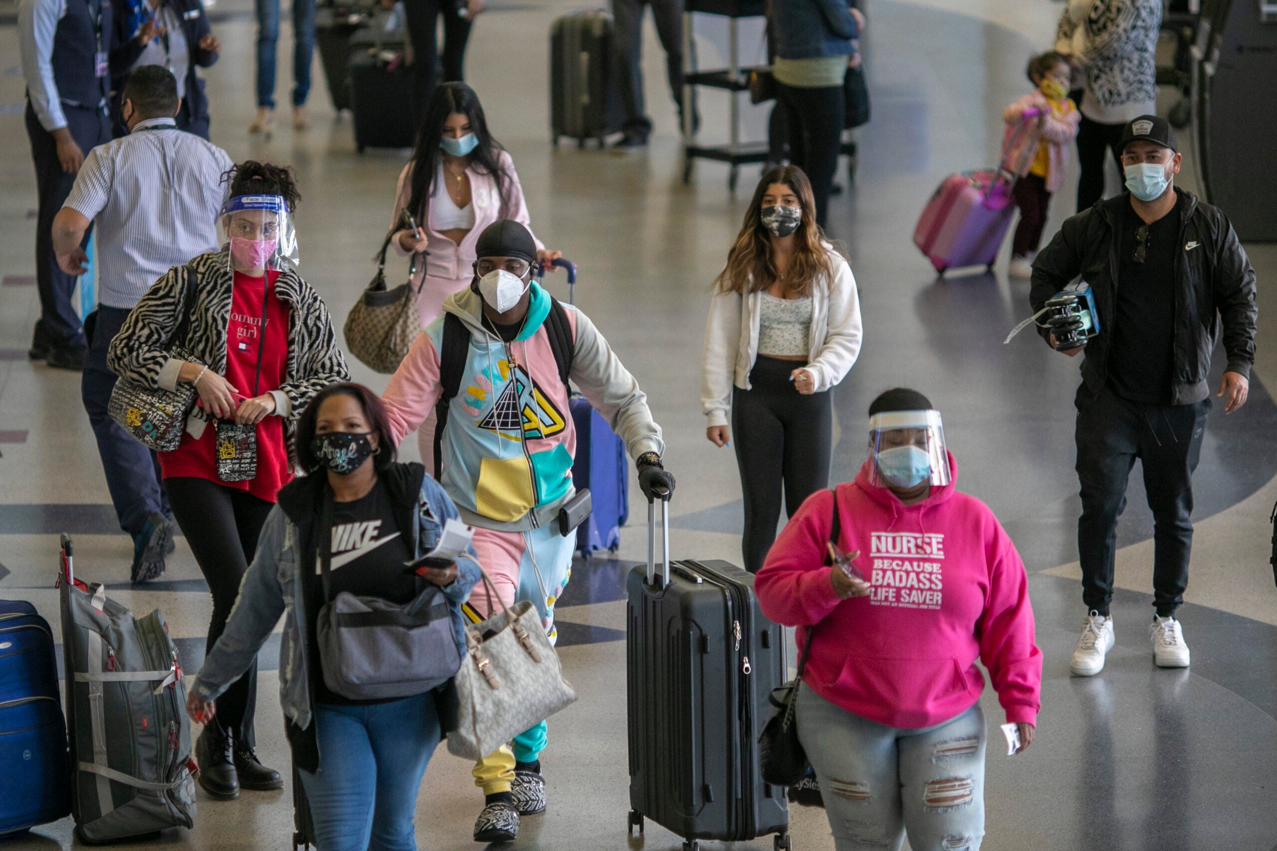 Nation's Airports Brace For Thanksgiving Travel, As CDC Recommends Not To Travel Amid Coronavirus Pandemic