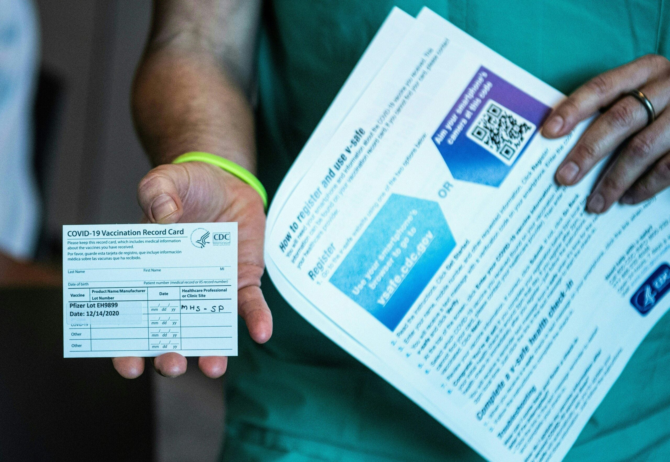 vaccine passport card