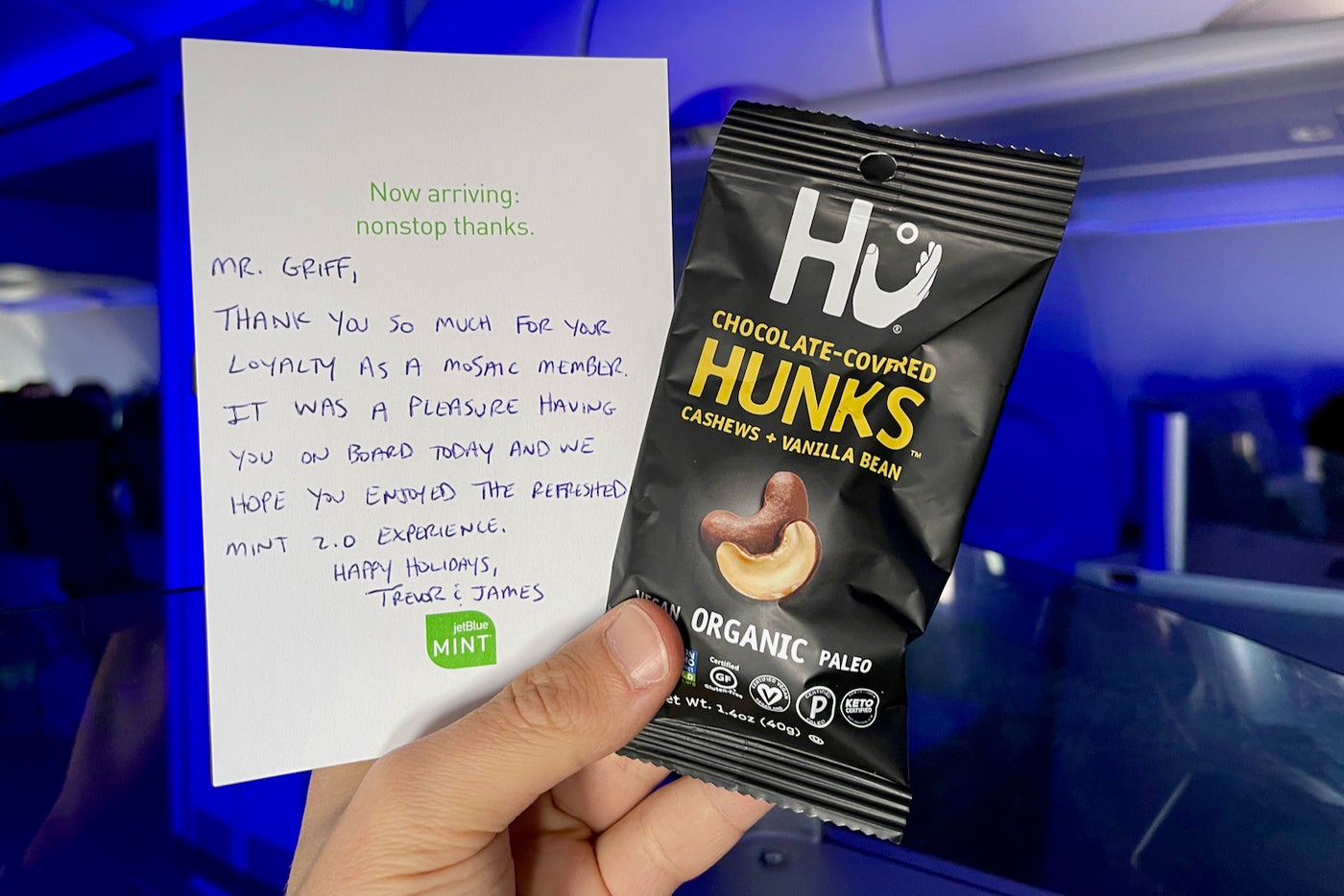 JetBlue's refreshed Mint shines with improved food and amenities