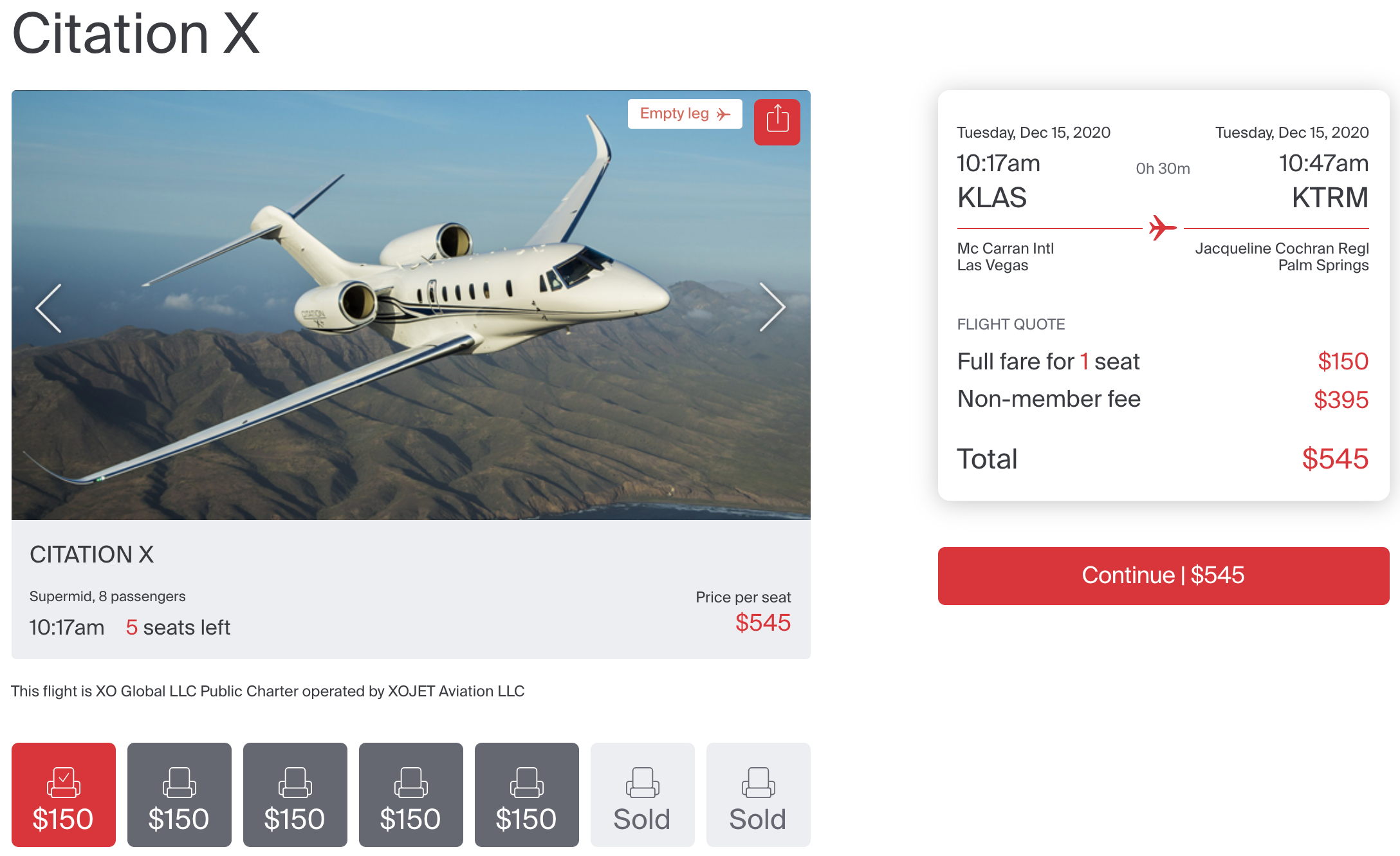 price of private jet travel