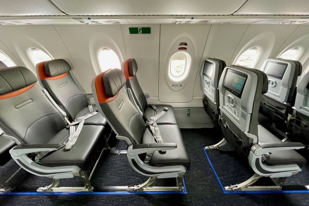 First look inside JetBlue's swanky new Airbus A220 The Points Guy