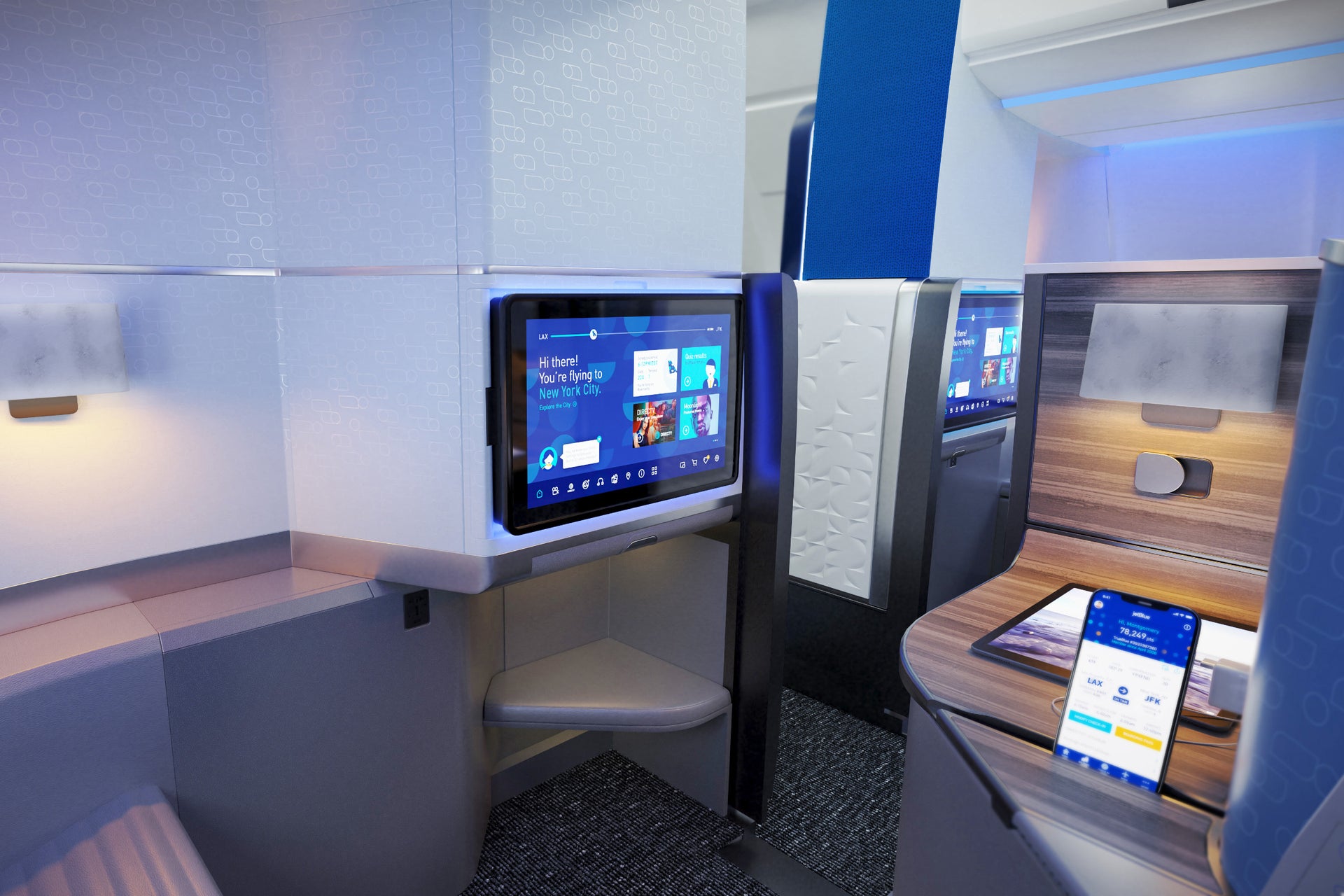 First look JetBlue's brandnew Mint Suite, Mint Studio business class