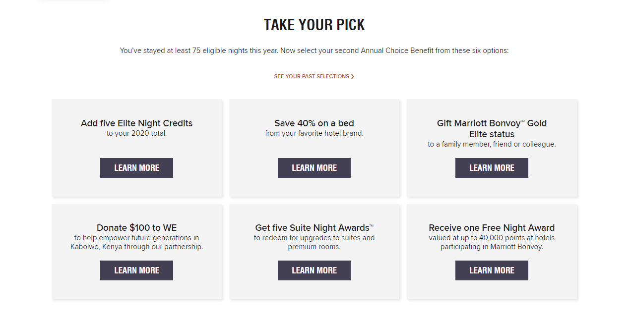 How to select the best Marriott Choice Benefit The Points Guy