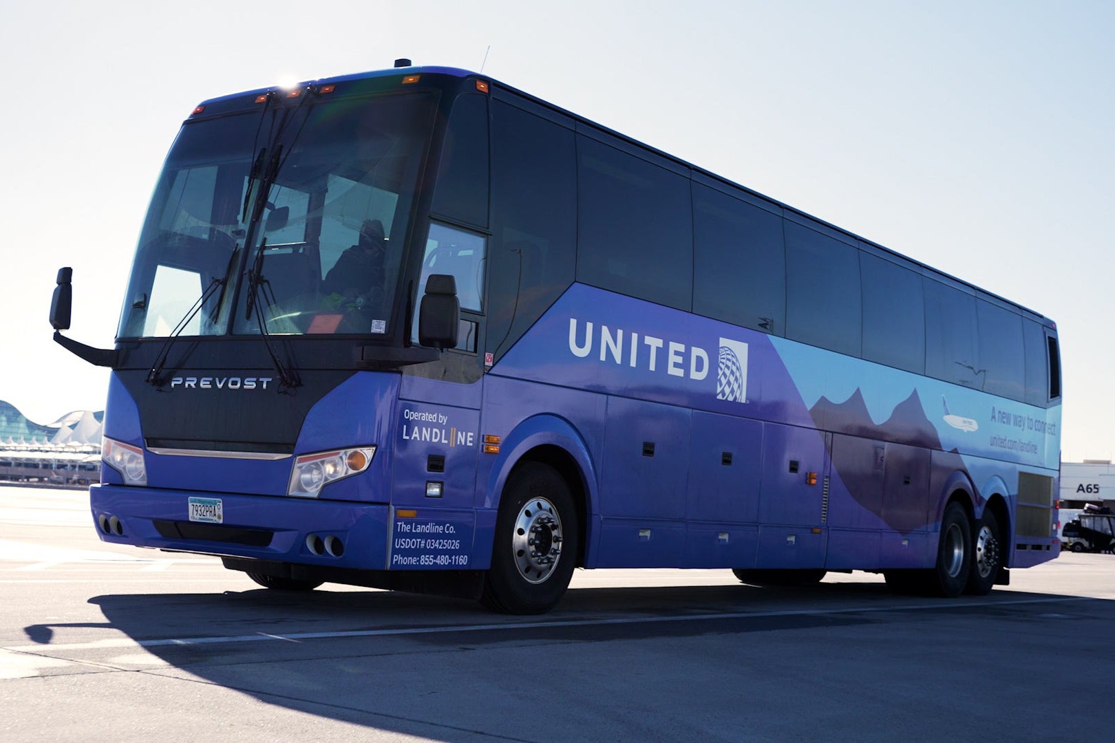 United Landline bus