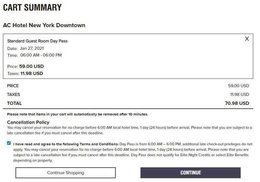 I put Marriott's Day Pass program to the test What you need to know about elite nights, points