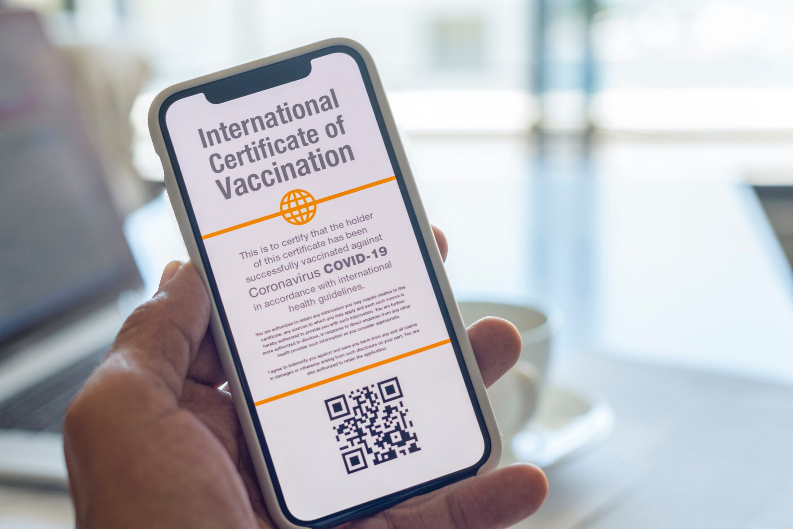 Digital International Certificate of Covid-19 Vaccination.