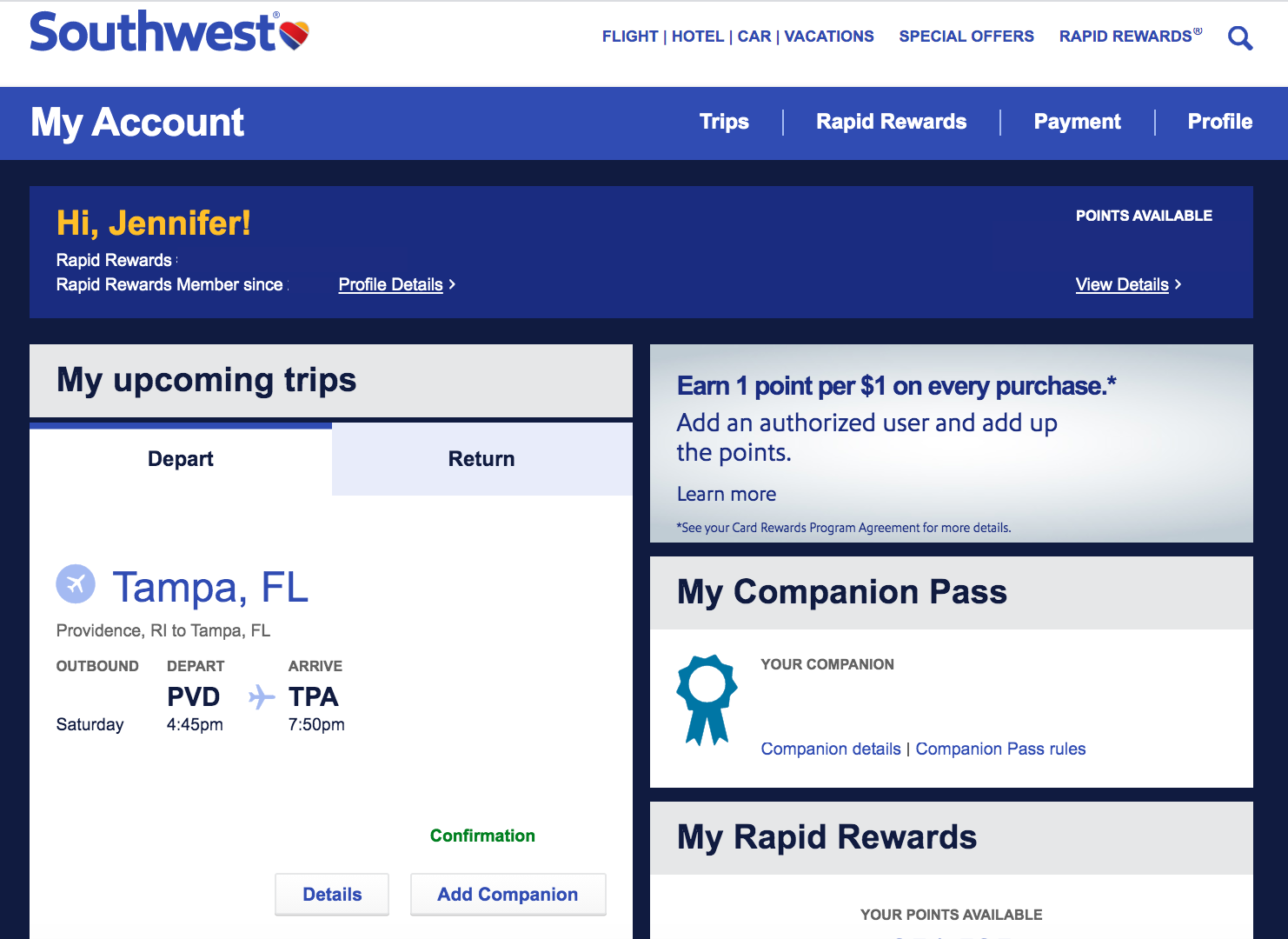 How to earn and use the Southwest Companion Pass The Points Guy