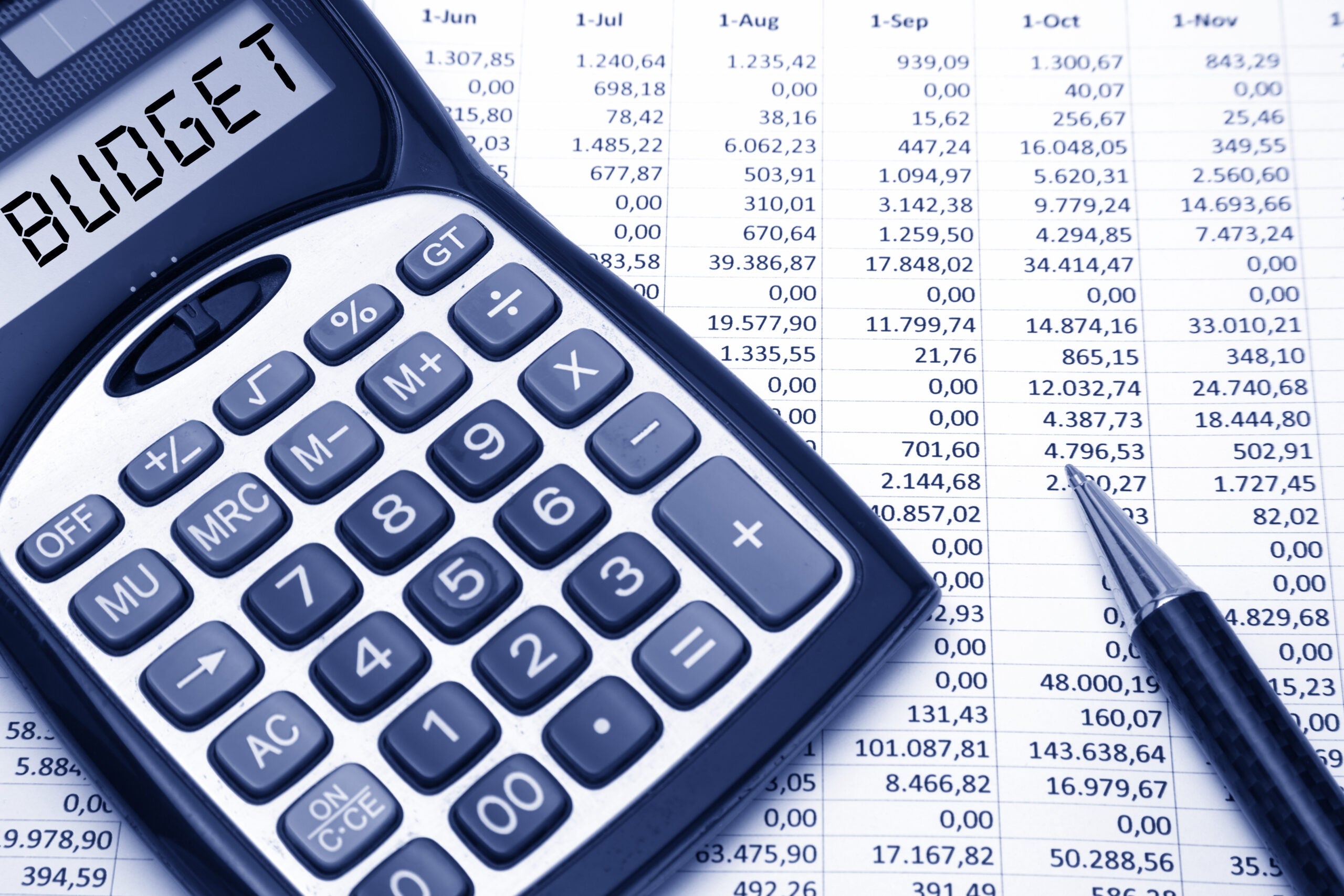 Budget,Concept,Budget,Text,On,Calculator