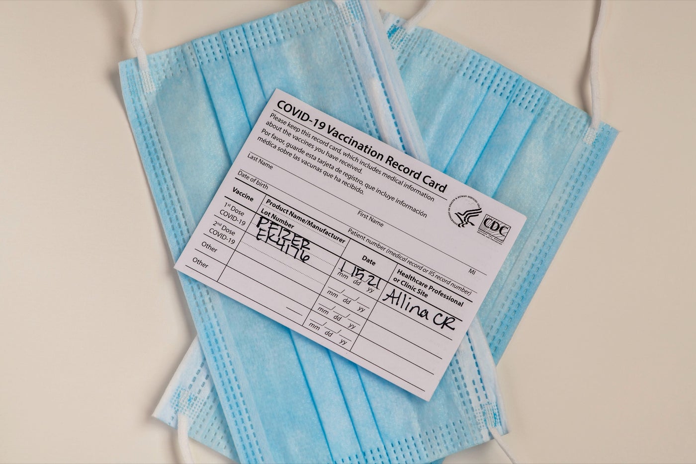 Should you laminate your CDC COVID19 vaccine card?