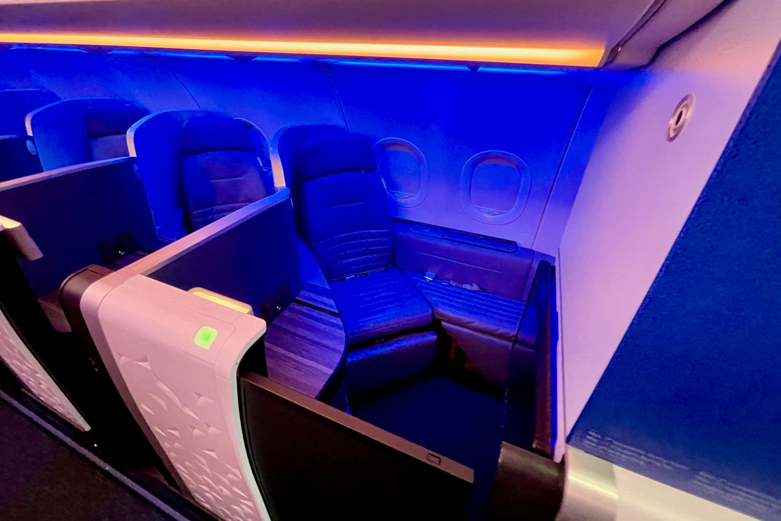 The new gold standard: JetBlue's spiffy Mint Studio, with the largest ...