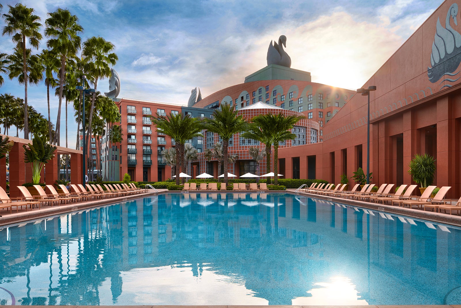 The pool at Disney's Swan