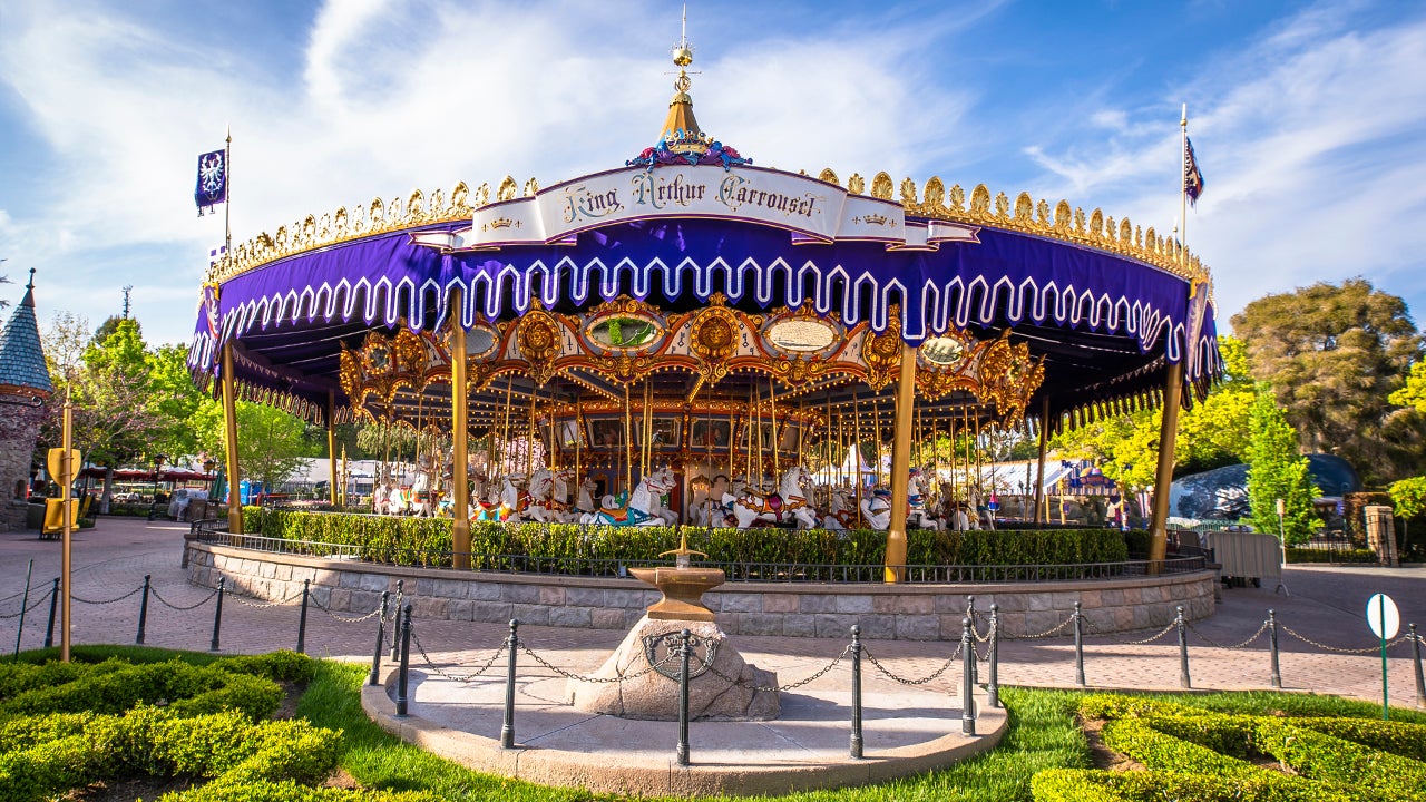 King Arthur Carousel at Disneyland Park Receives Regal Makeover
