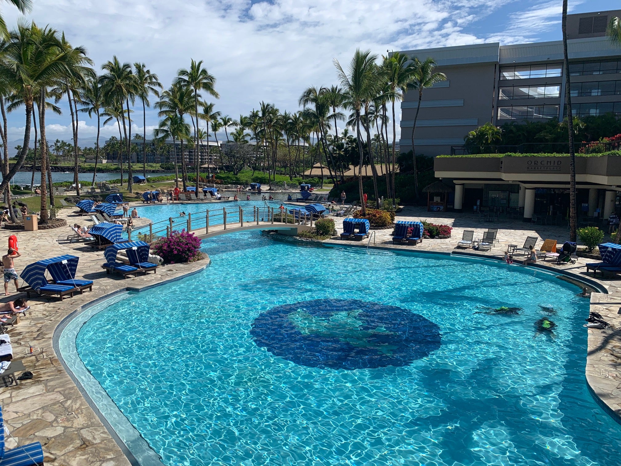 Hilton Waikoloa Village pool March 2021. (Photo by Clint Henderson:The Points Guy)
