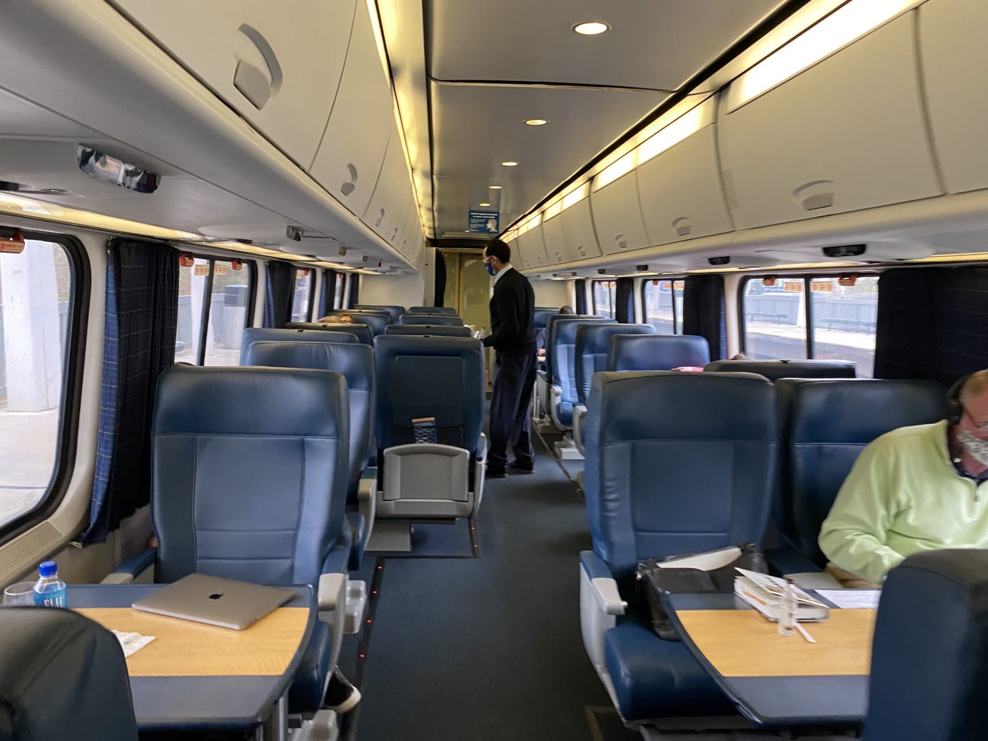 What it was like riding Amtrak’s Acela first class during the pandemic