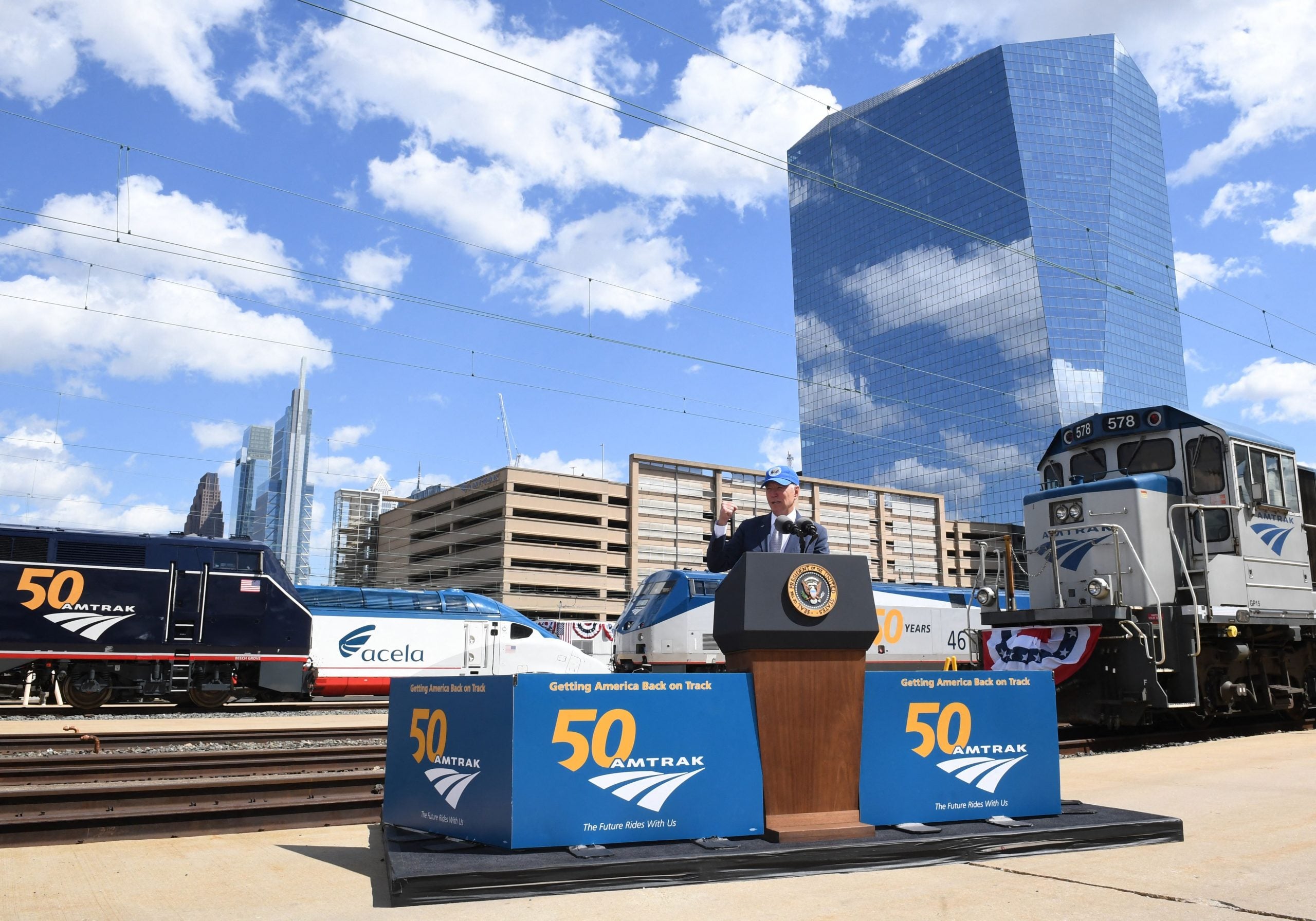 President Biden Celebrates 50 Years Of Amtrak With $80 Billion ...