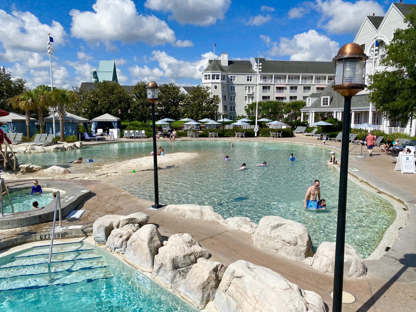 yacht club disney pool pictures