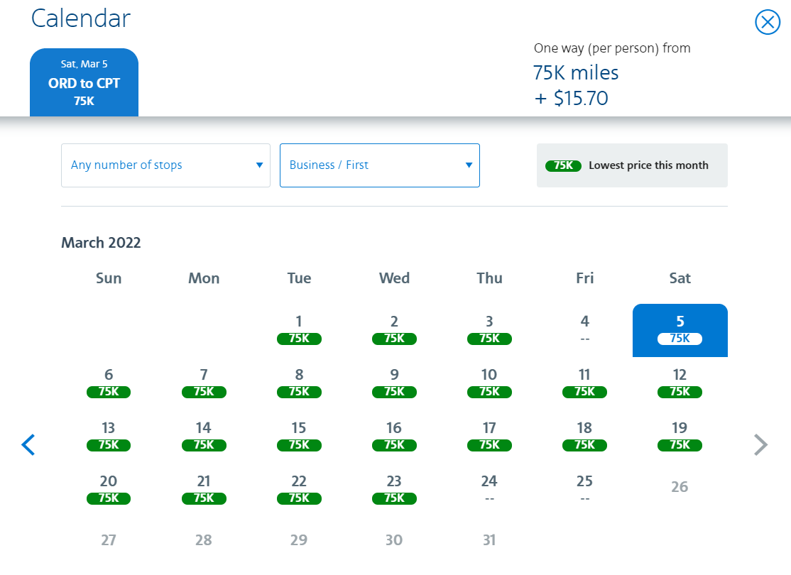 Booking American Airlines award to fly Qatar