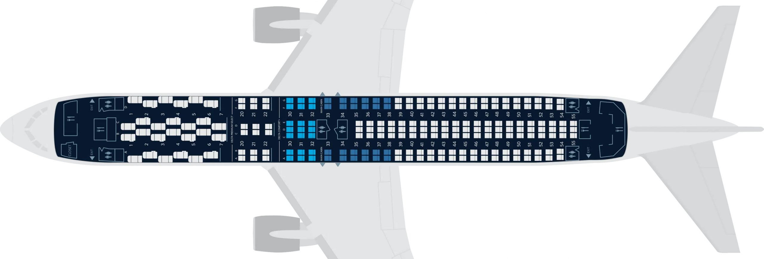 17+ Airbus A330-300 Delta Seat Map Background – Airbus Way