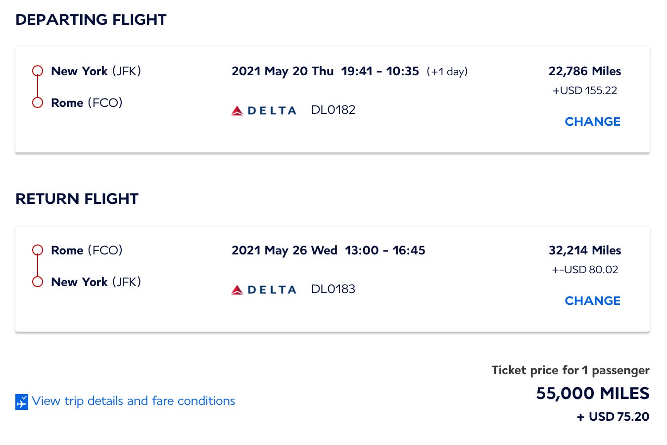 How to book a COVID tested flight to Italy from 51 000 miles round