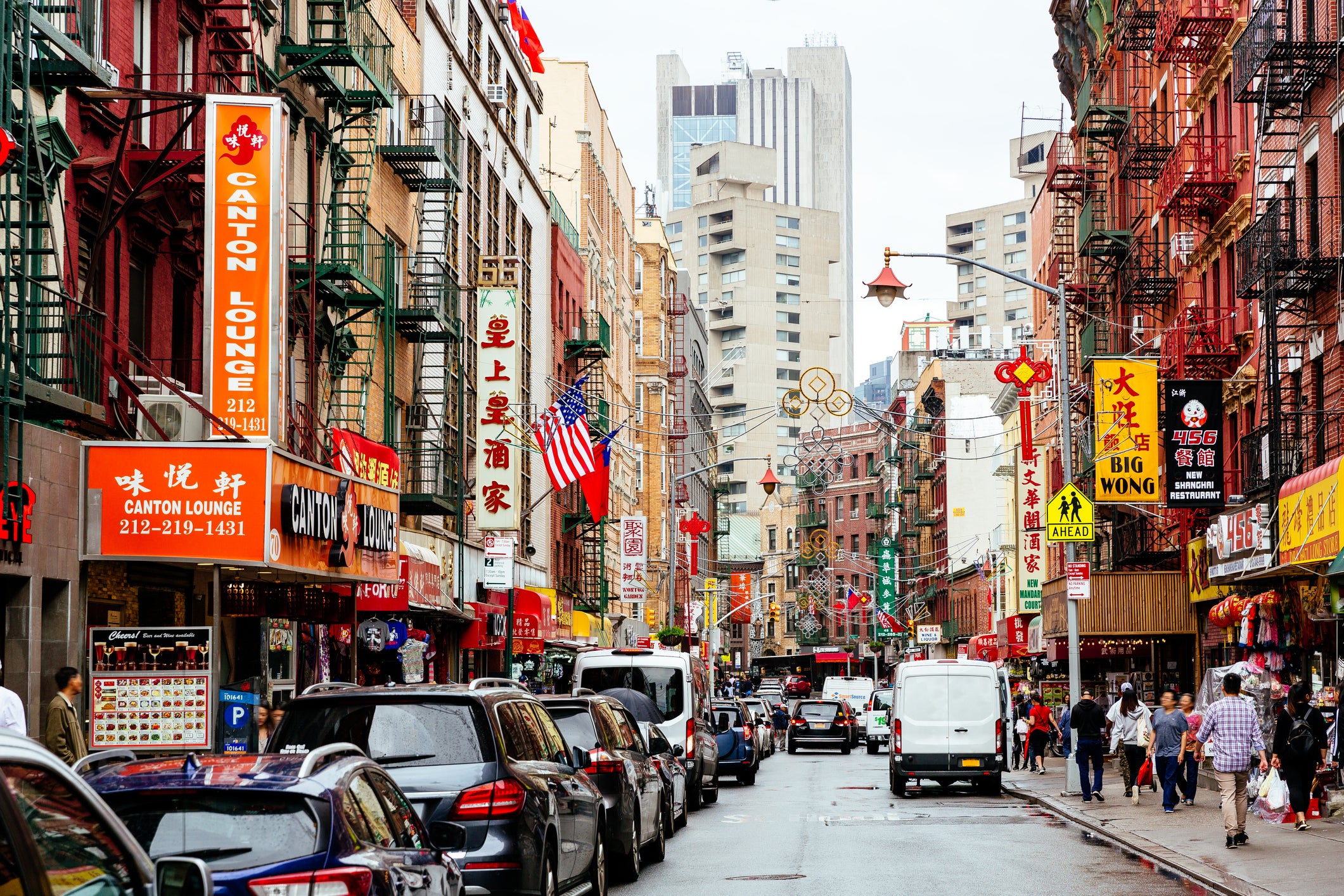 Chinatown neighbourhood in New York City, USA