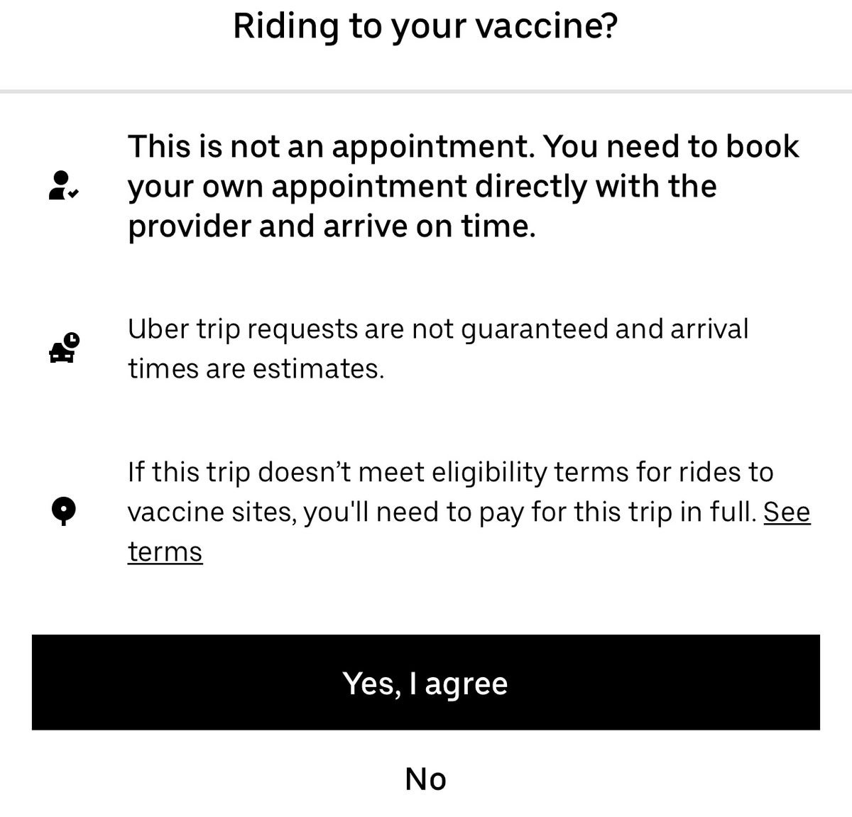 How to get a free Uber ride to and from your vaccine appointments The Points Guy