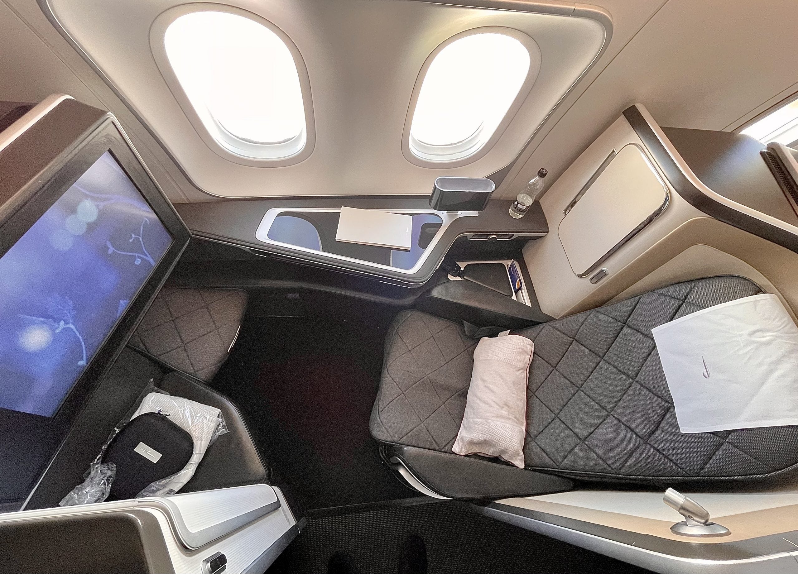 British Airways 787 First Class. Photo by Nicky Kelvin / The Points Guy
