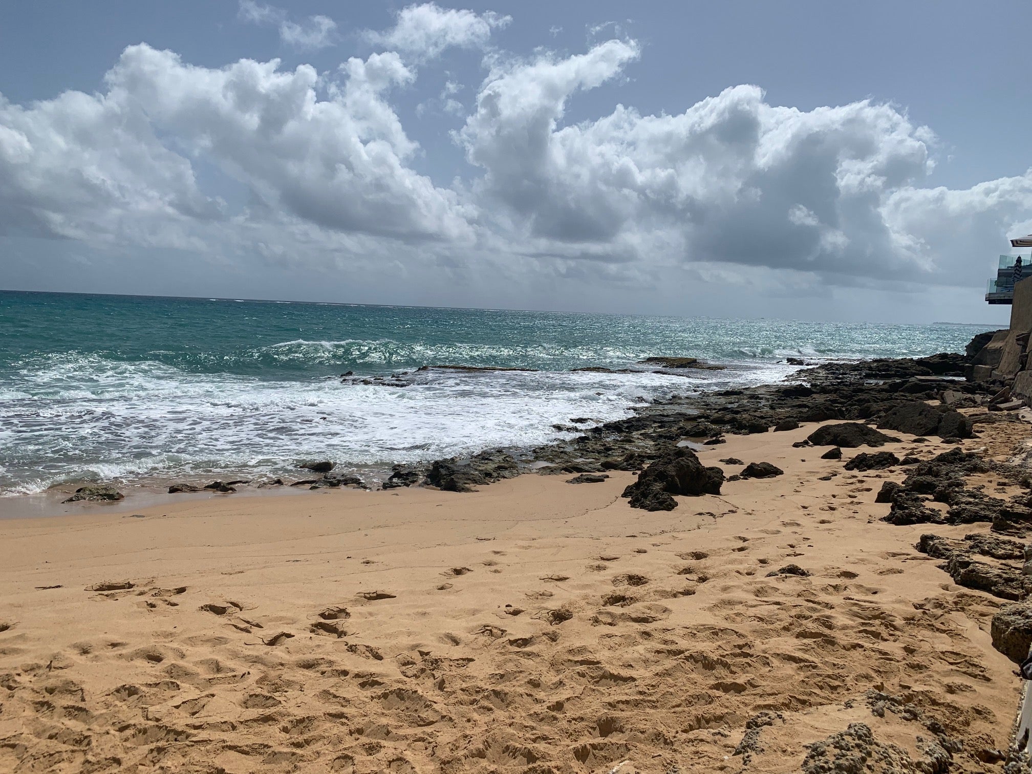 San Juan Puerto Rico beach at Condado. (Photo by Clint Henderson:The Points Guy)