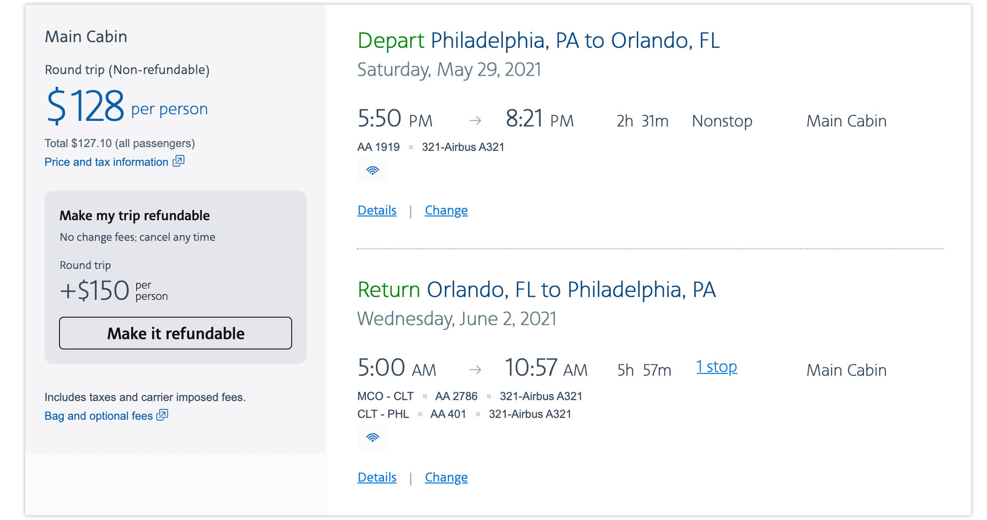 Deal alert AA Memorial Day flights as low as 107 roundtrip The